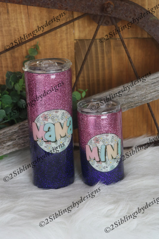 20 oz Skinny Tumbler  & 12 oz Duo Tumbler